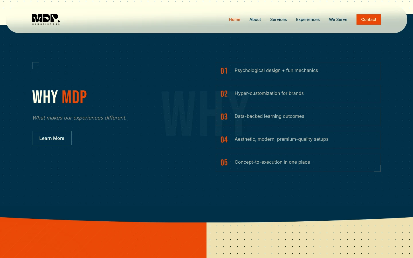 MDP Experiences — why MDP: psychological design, hyper-customization for brands, data-backed outcomes